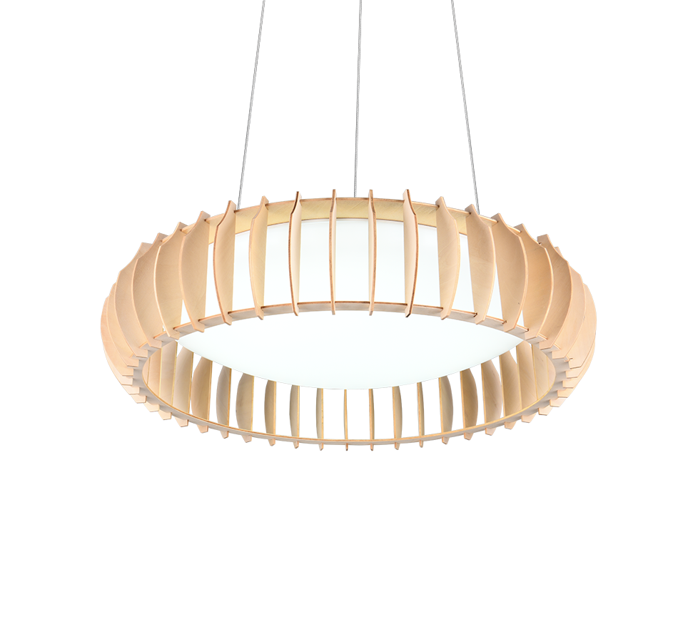 Hanglamp Slaaske Wit Ø60 cm - Afbeelding 5