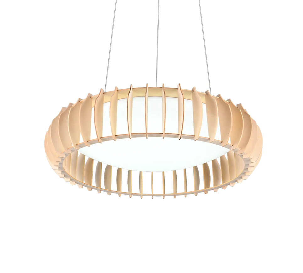 Hanglamp Slaaske Wit Ø60 cm - Afbeelding 5