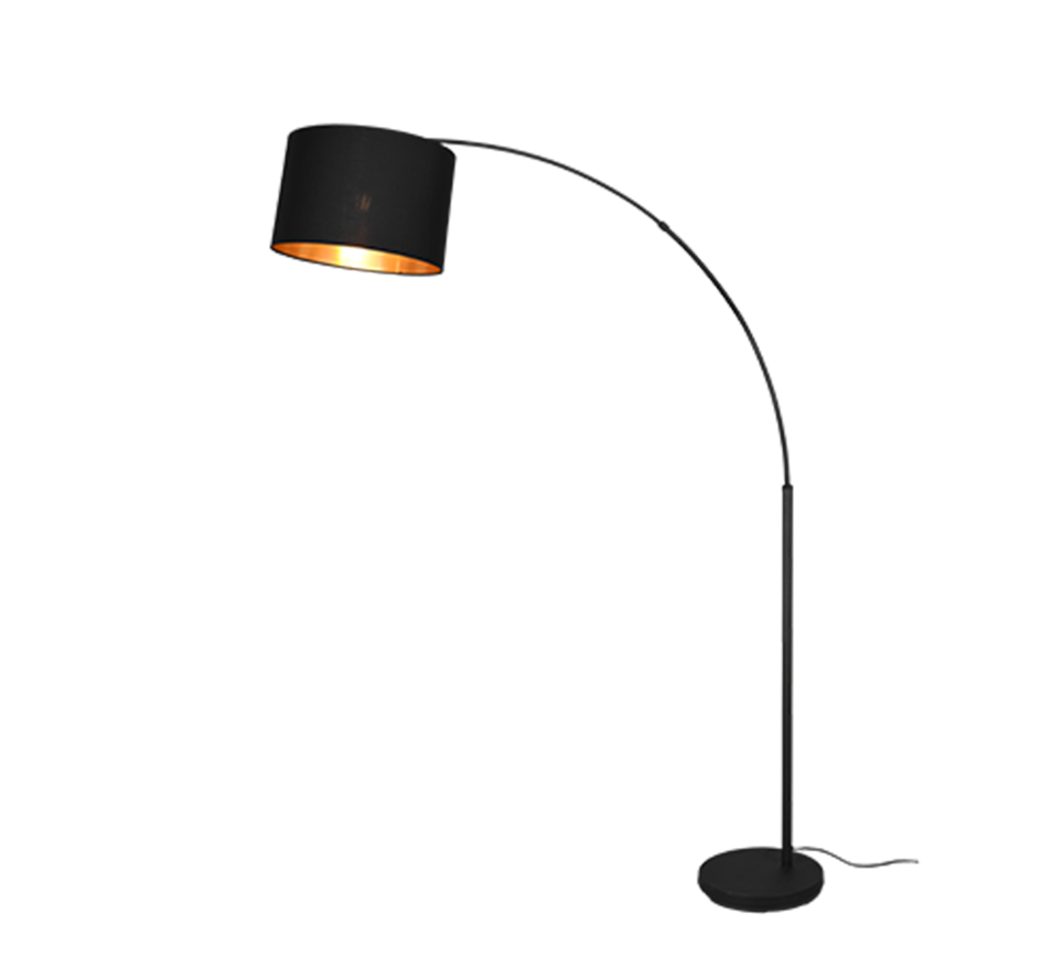 Vloerlamp Dantin Mat Zwart H171 cm - Afbeelding 2