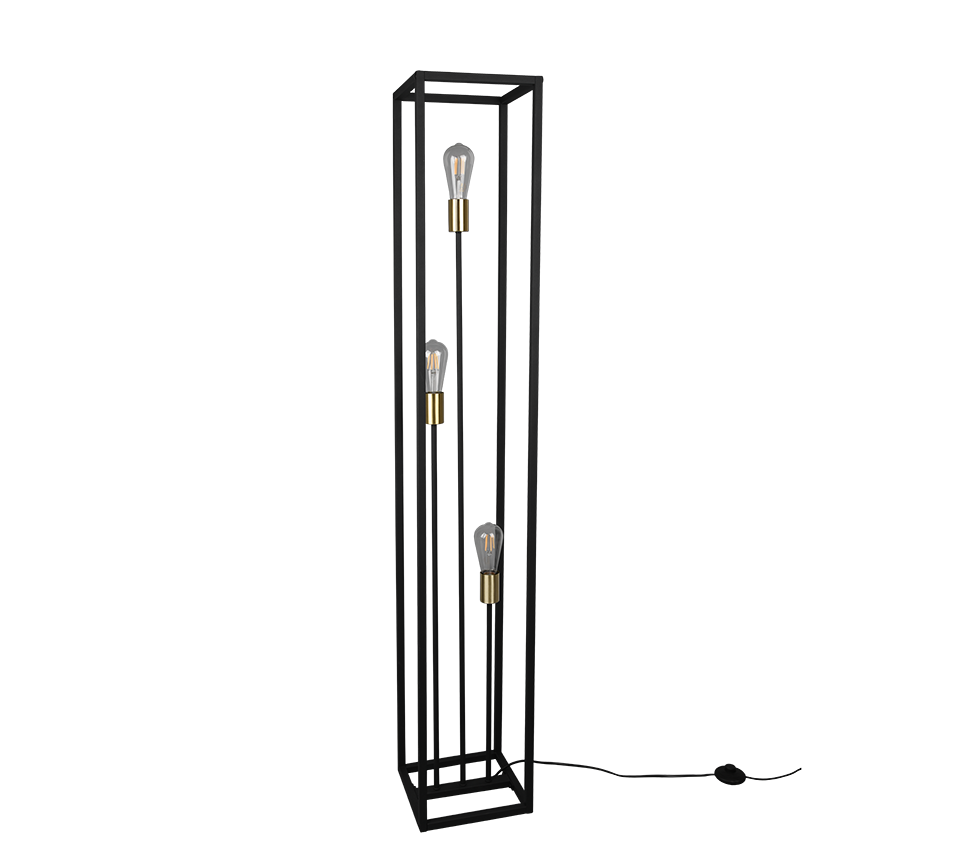 Vloerlamp Goornura Mat Zwart H153 cm - Afbeelding 3