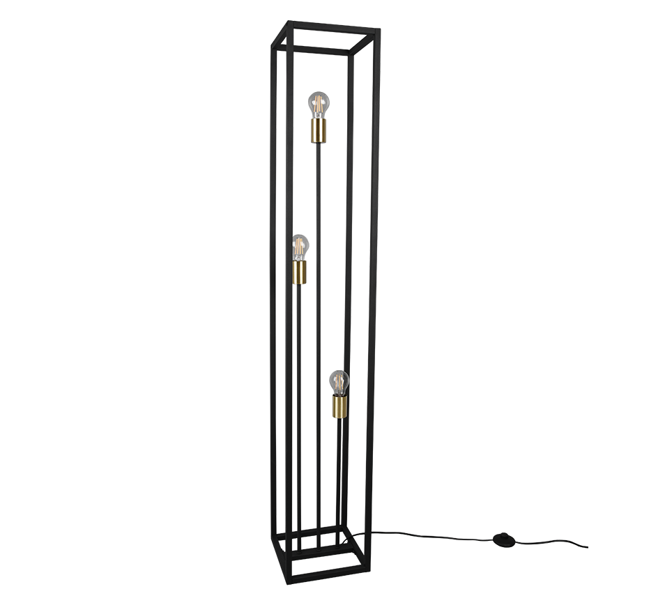 Vloerlamp Goornura Mat Zwart H153 cm - Afbeelding 4