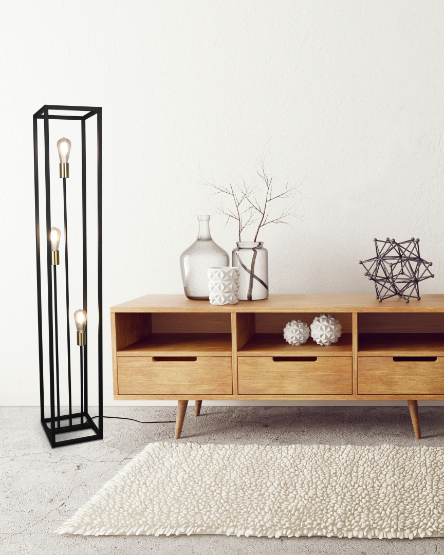 Vloerlamp Goornura Mat Zwart H153 cm - Afbeelding 5