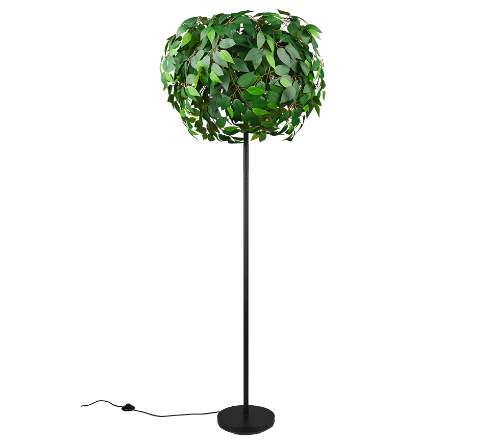 Vloerlamp Stirrella Mat Zwart H180 cm - Afbeelding 2