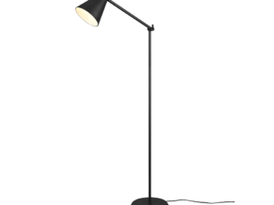 Vloerlamp Braurdal Mat Zwart H150 cm