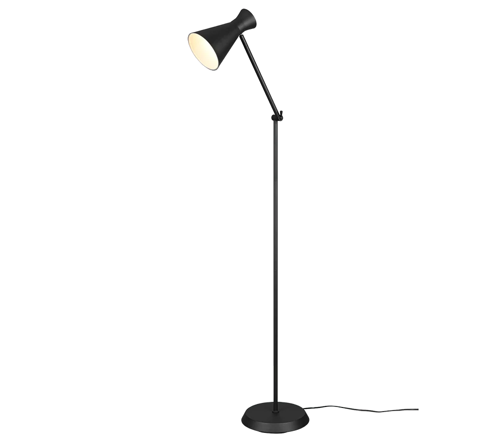 Vloerlamp Braurdal Mat Zwart H150 cm - Afbeelding 2