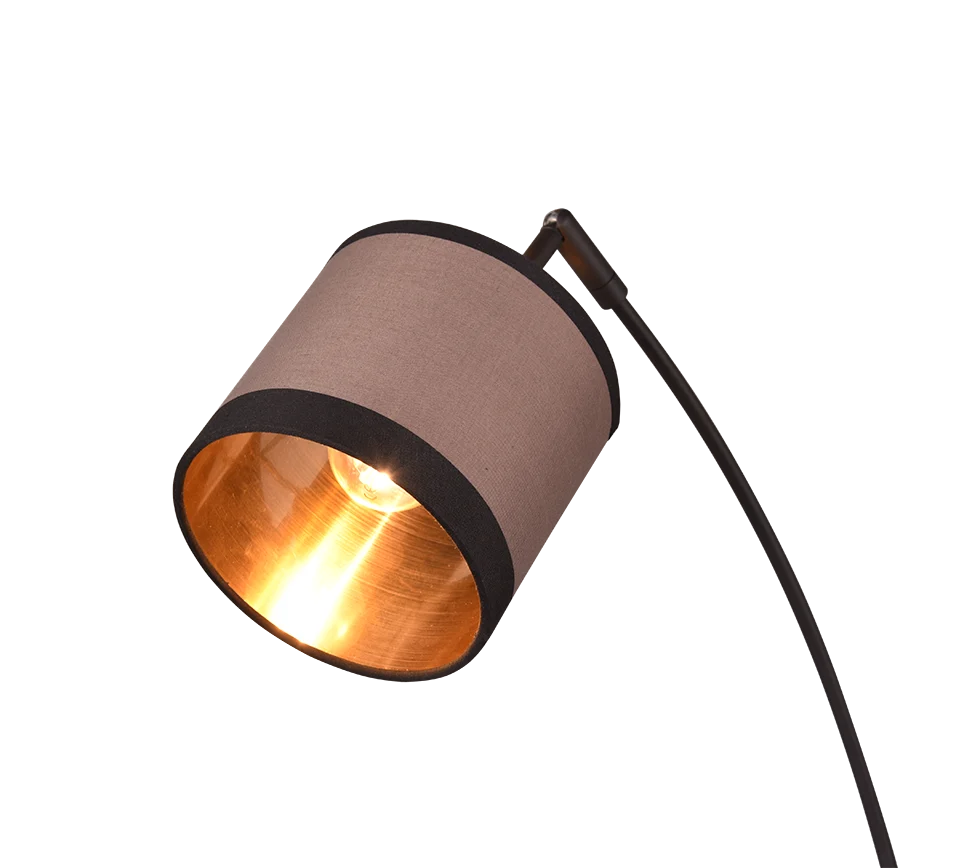 Vloerlamp Pooster Mat Zwart H185 cm - Afbeelding 3