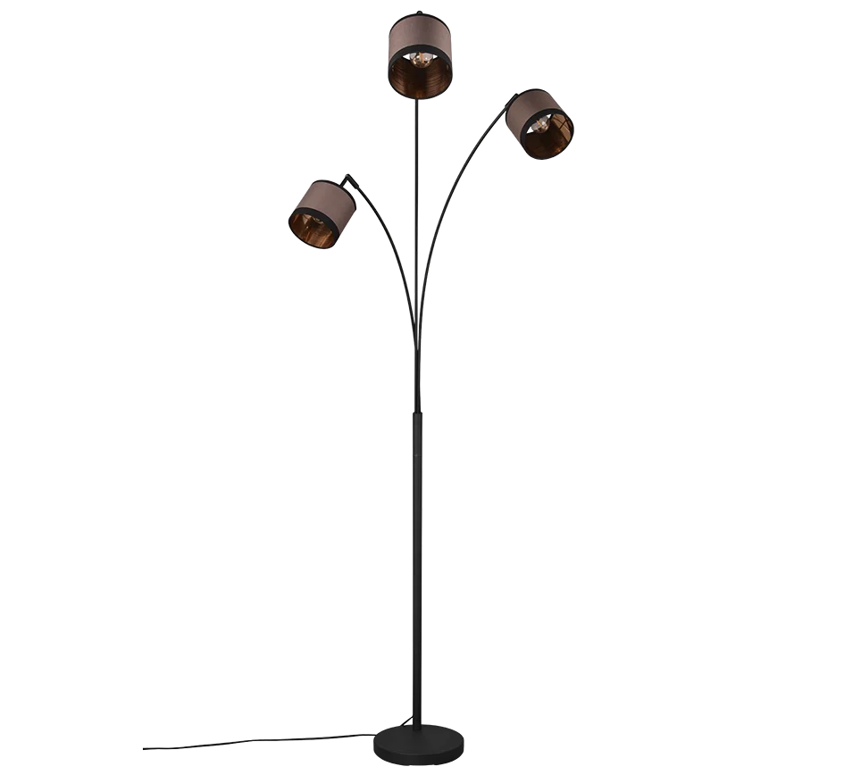 Vloerlamp Pooster Mat Zwart H185 cm - Afbeelding 5