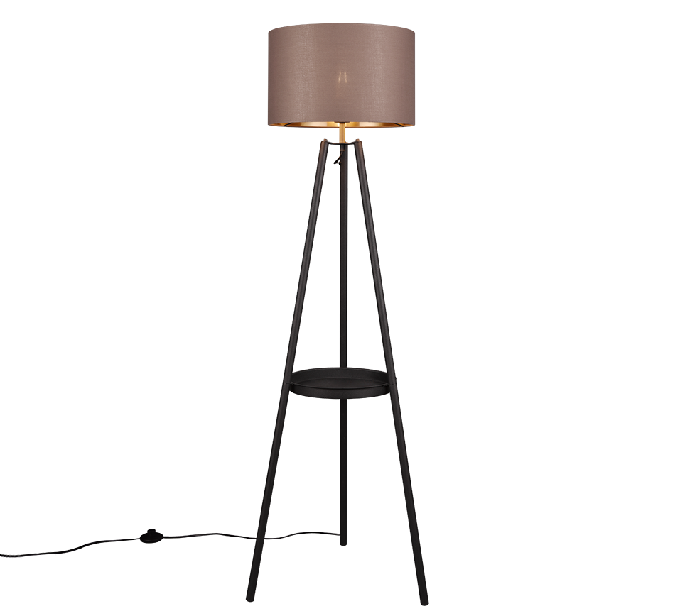 Vloerlamp Cekond Mat Zwart H152,5 cm