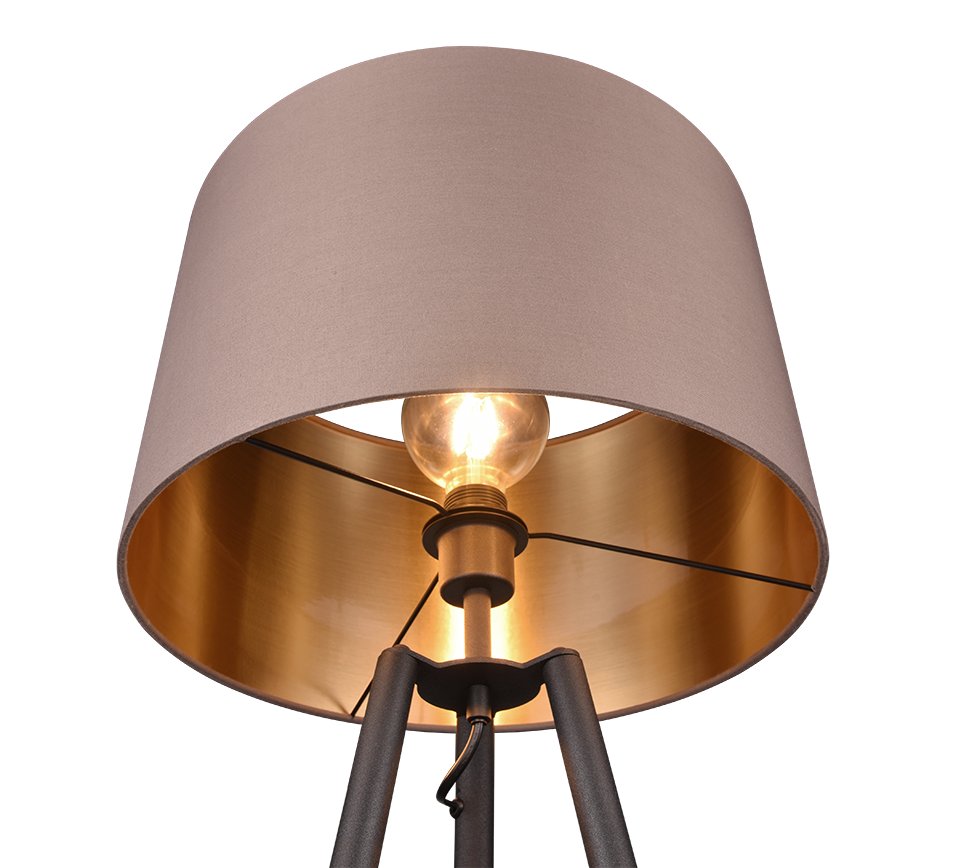Vloerlamp Cekond Mat Zwart H152,5 cm - Afbeelding 2