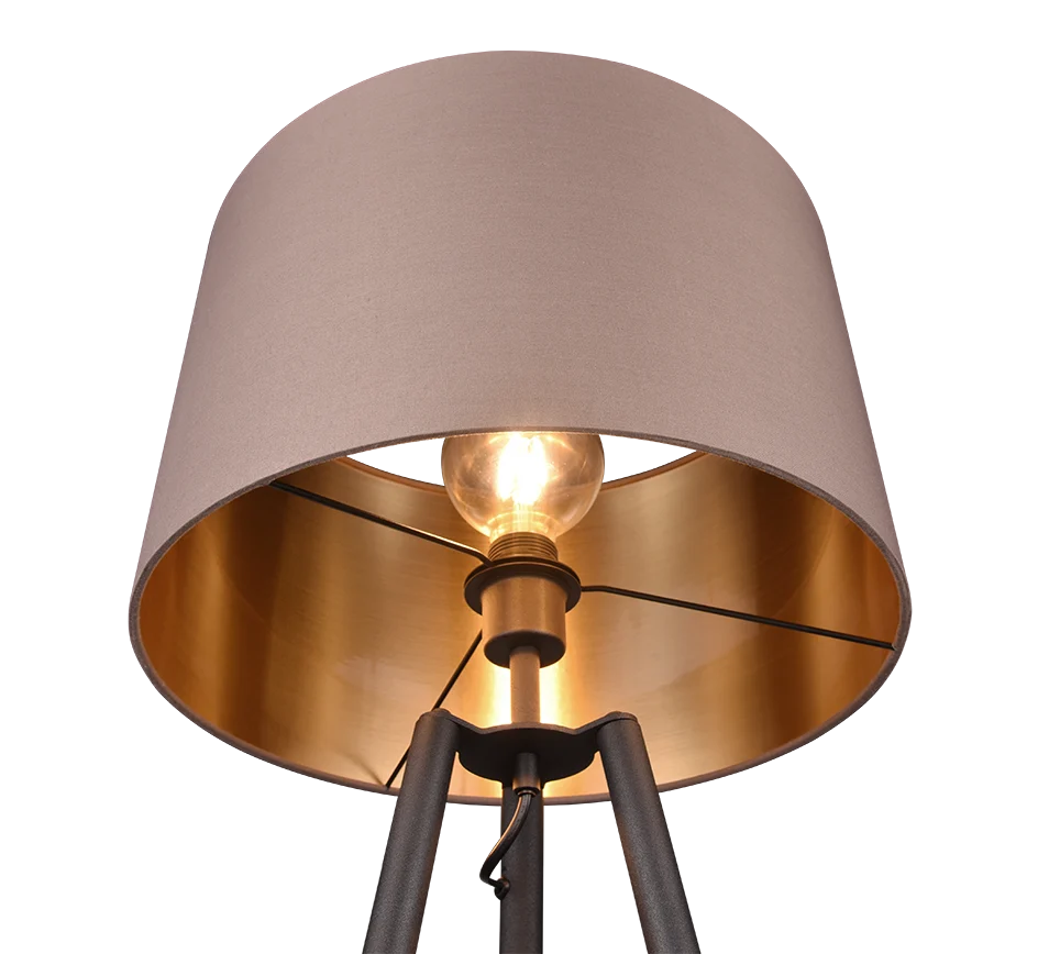 Vloerlamp Cekond Mat Zwart H152,5 cm - Afbeelding 2