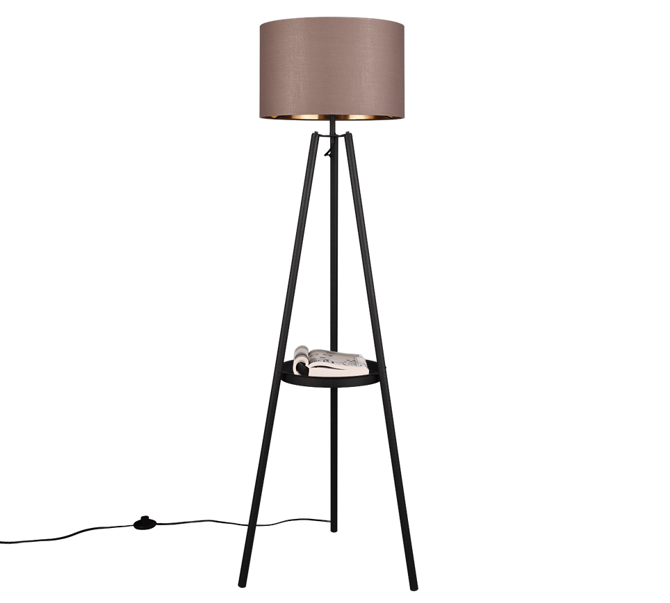 Vloerlamp Cekond Mat Zwart H152,5 cm - Afbeelding 4