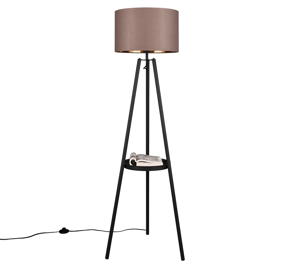 Vloerlamp Cekond Mat Zwart H152,5 cm - Afbeelding 4