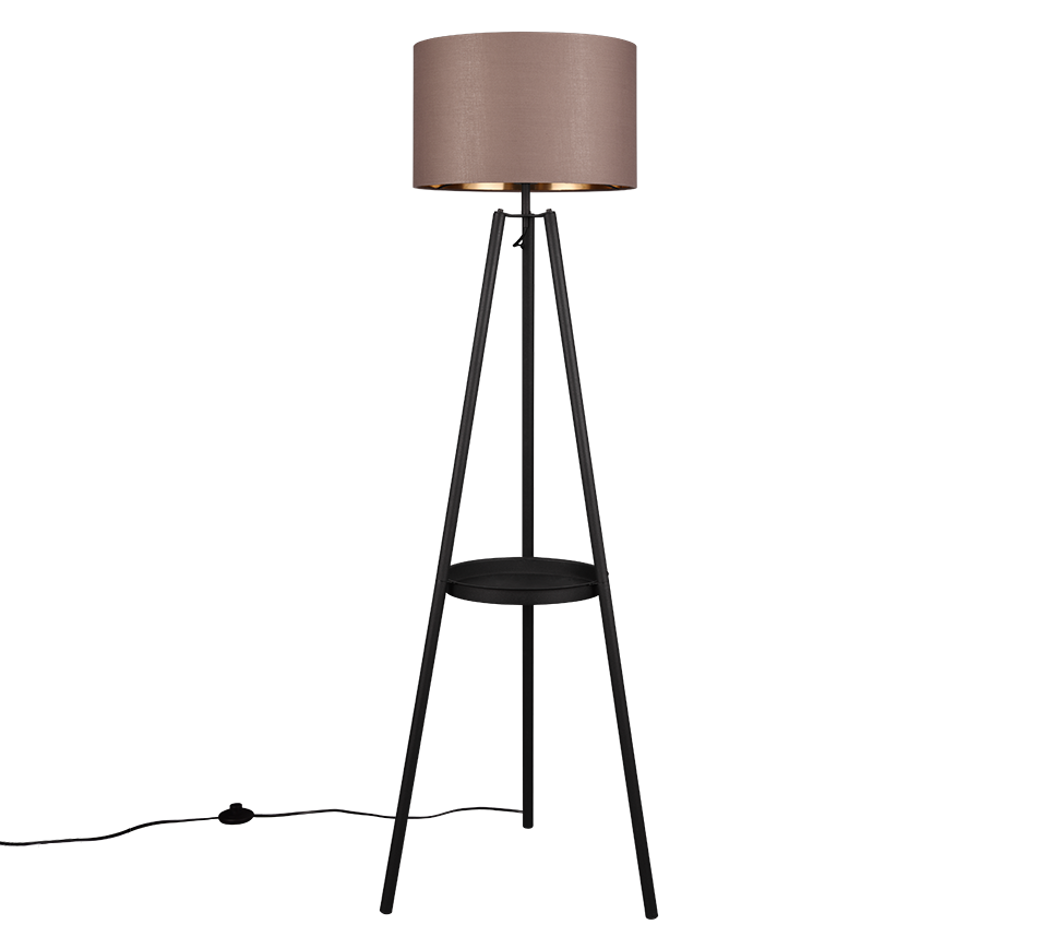 Vloerlamp Cekond Mat Zwart H152,5 cm - Afbeelding 5