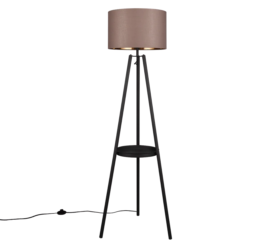 Vloerlamp Cekond Mat Zwart H152,5 cm - Afbeelding 5