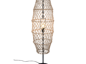 Vloerlamp Staasea Mat Zwart H120 cm