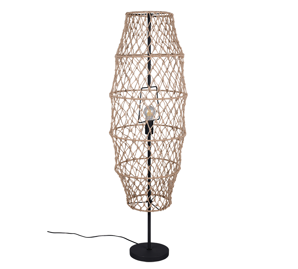 Vloerlamp Staasea Mat Zwart H120 cm - Afbeelding 2