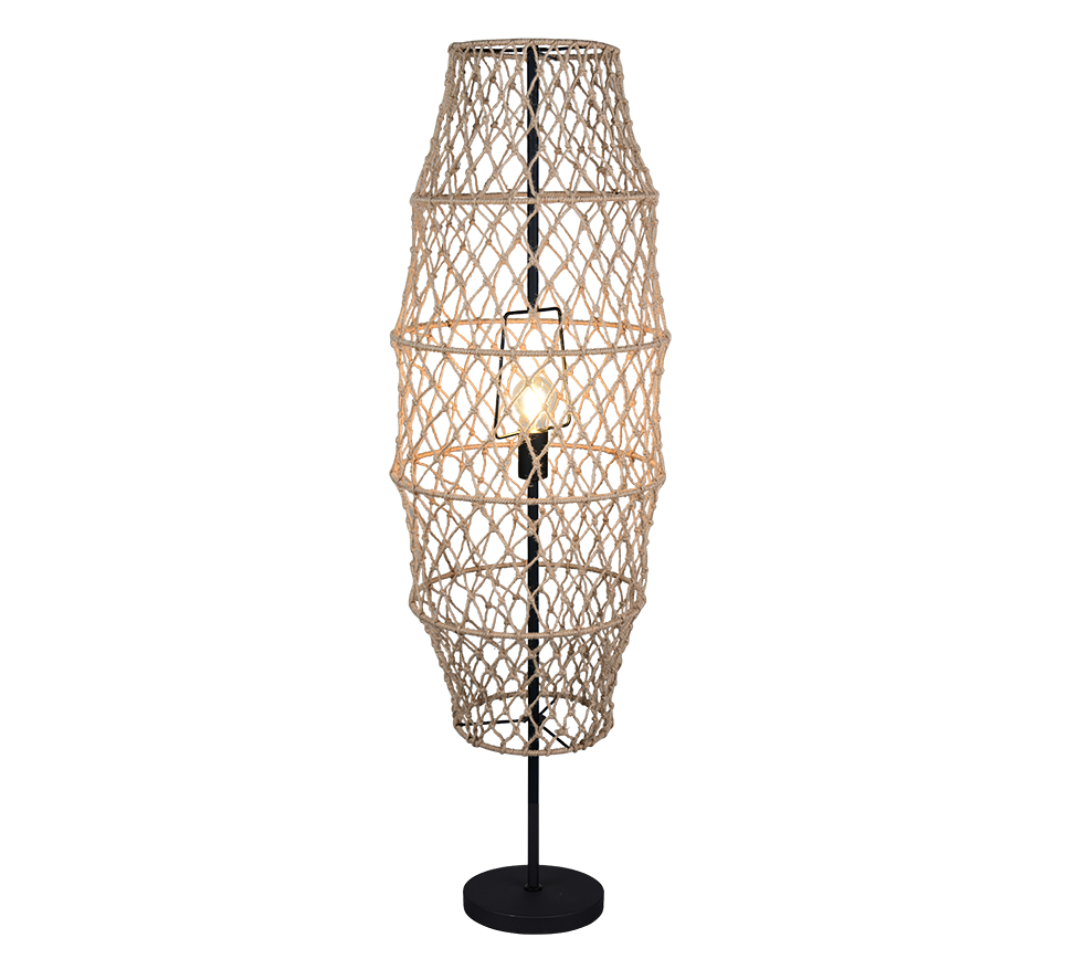 Vloerlamp Staasea Mat Zwart H120 cm - Afbeelding 3