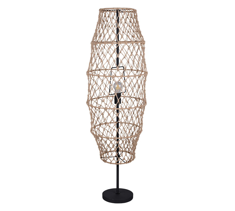 Vloerlamp Staasea Mat Zwart H120 cm - Afbeelding 4
