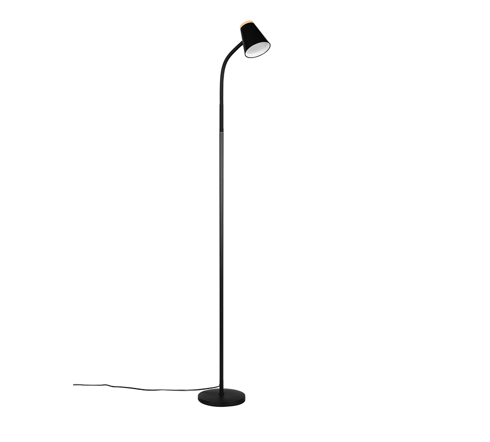 Vloerlamp Flaurano Zwart H145 cm - Afbeelding 3