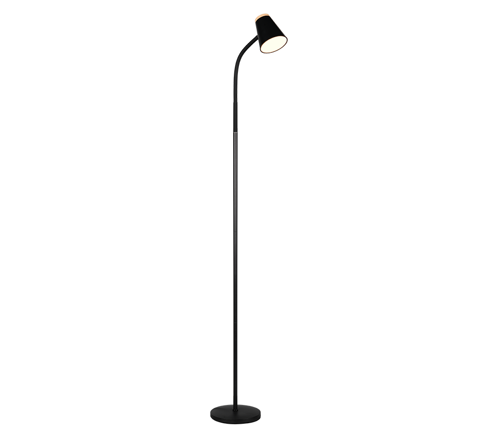 Vloerlamp Flaurano Zwart H145 cm - Afbeelding 4
