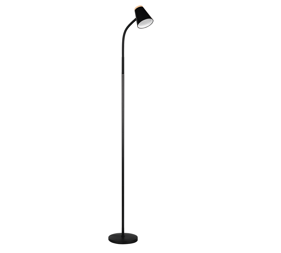 Vloerlamp Flaurano Zwart H145 cm - Afbeelding 5
