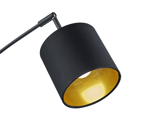 Vloerlamp Slordund Mat Zwart H200 cm - Afbeelding 3