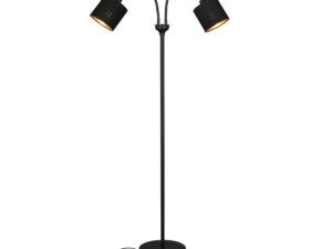 Vloerlamp Trirang Mat Zwart H130 cm