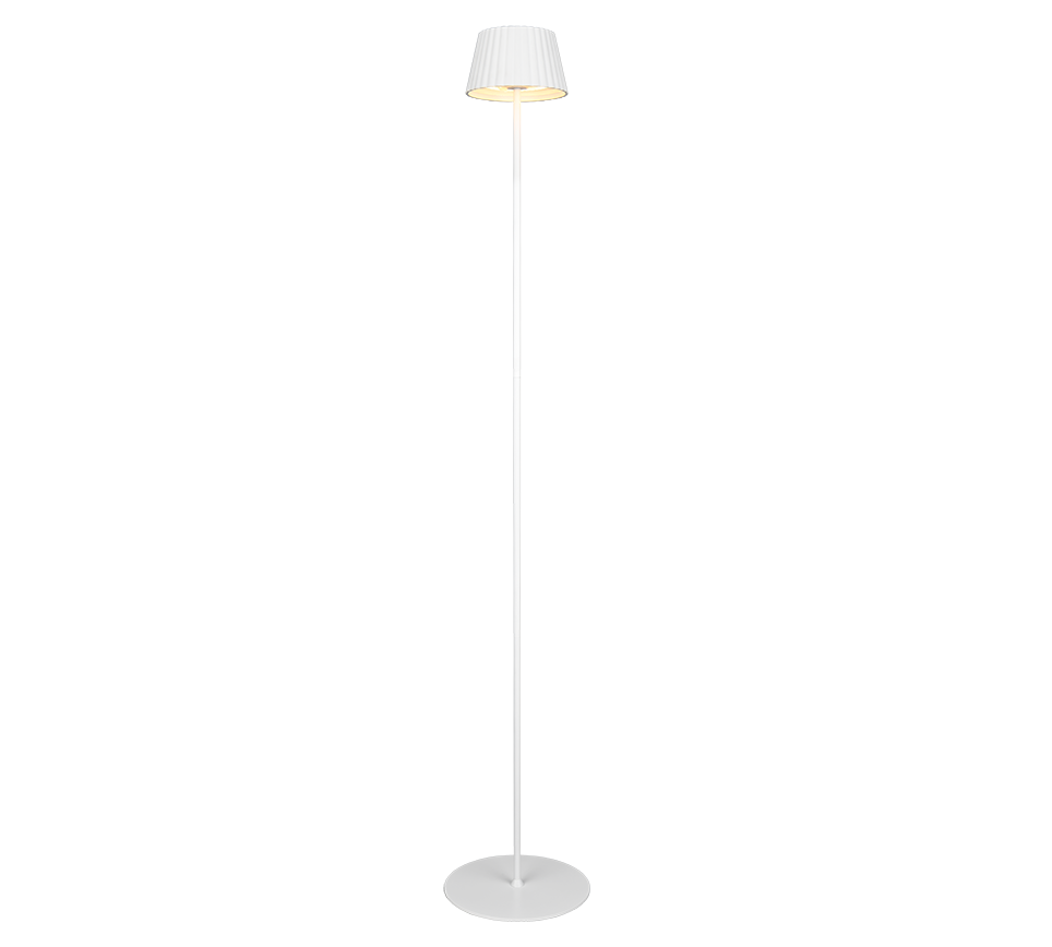 Vloerlamp Slidano Mat Wit H123 cm