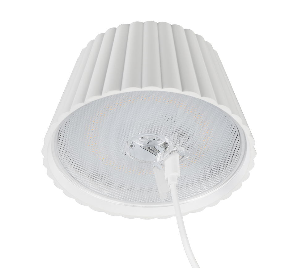 Vloerlamp Slidano Mat Wit H123 cm - Afbeelding 4