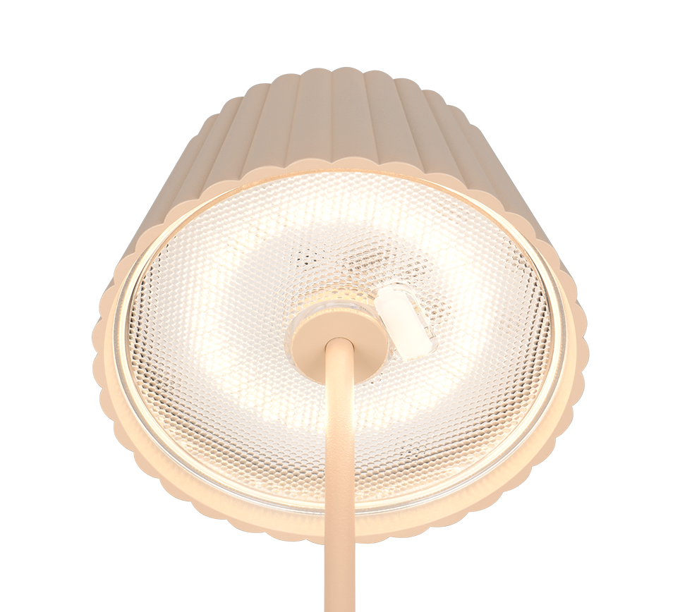 Vloerlamp Nilvan Zand H123 cm - Afbeelding 2