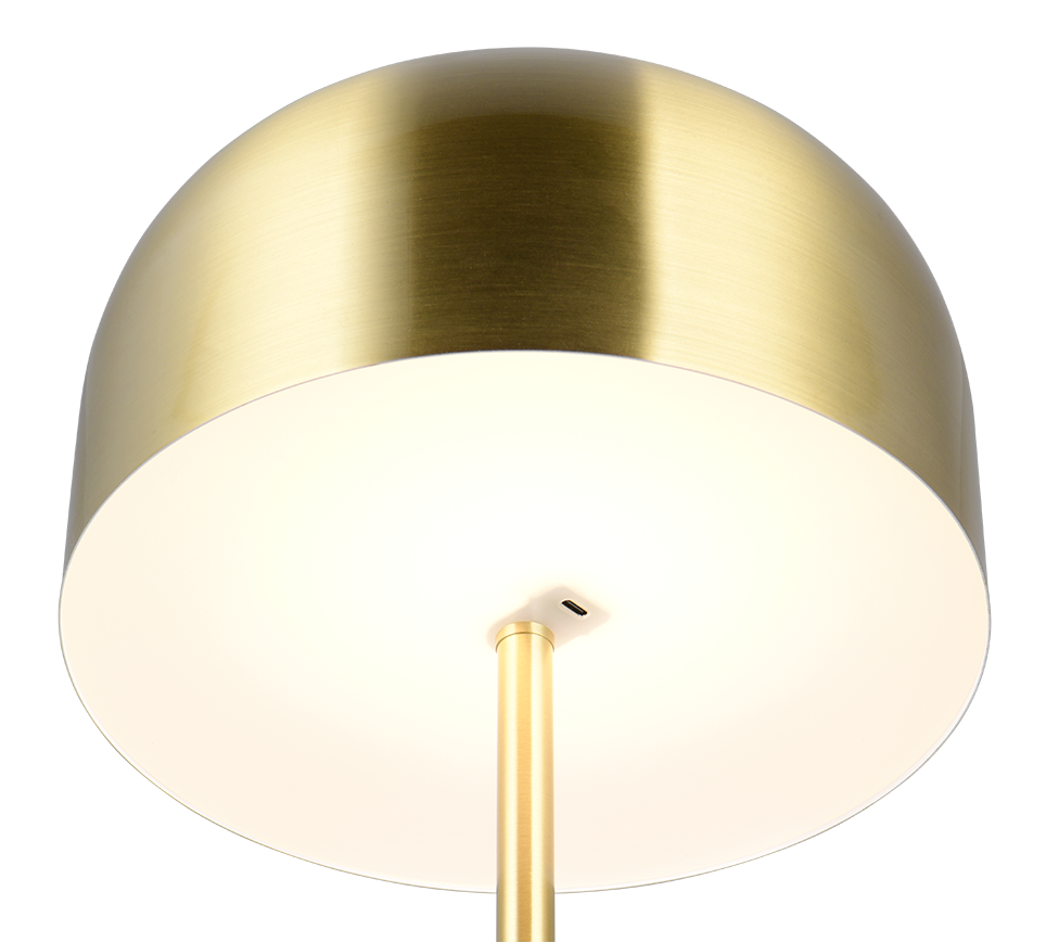 Vloerlamp Greline Mat Messing H147 cm - Afbeelding 2
