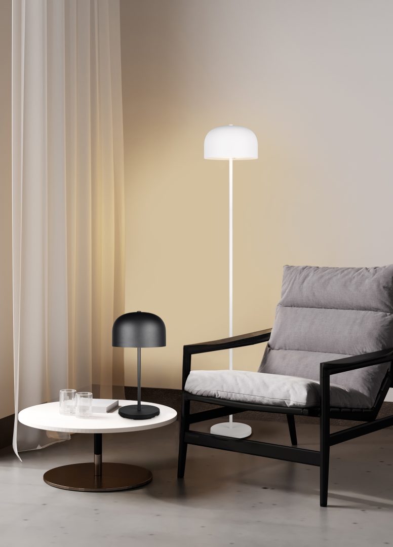Vloerlamp Rijeka Mat Wit H147 cm - Afbeelding 5