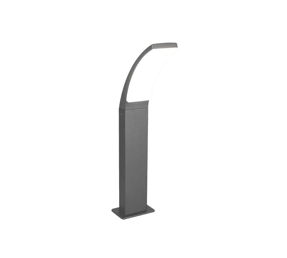 Buitenlamp Fliltesta antraciet, moderne LED wandlamp van gegoten aluminium met helder 4000K licht
