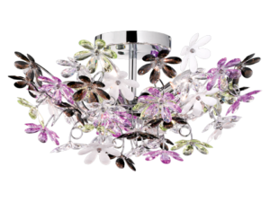 Plafondlamp Maumman Chroom Ø51 cm