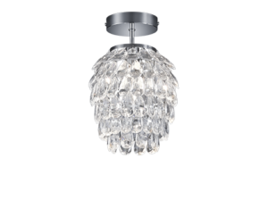 Plafondlamp Stamum Chroom Ø20 cm