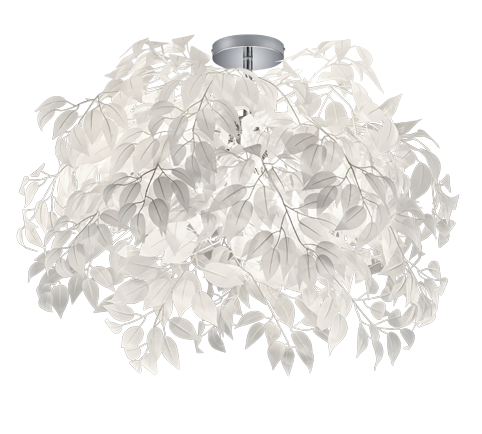 Plafondlamp Ponente Chroom Ø70 cm