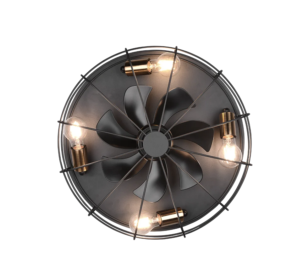 Ventilator Klaulino Metaal Mat Zwart - Afbeelding 3