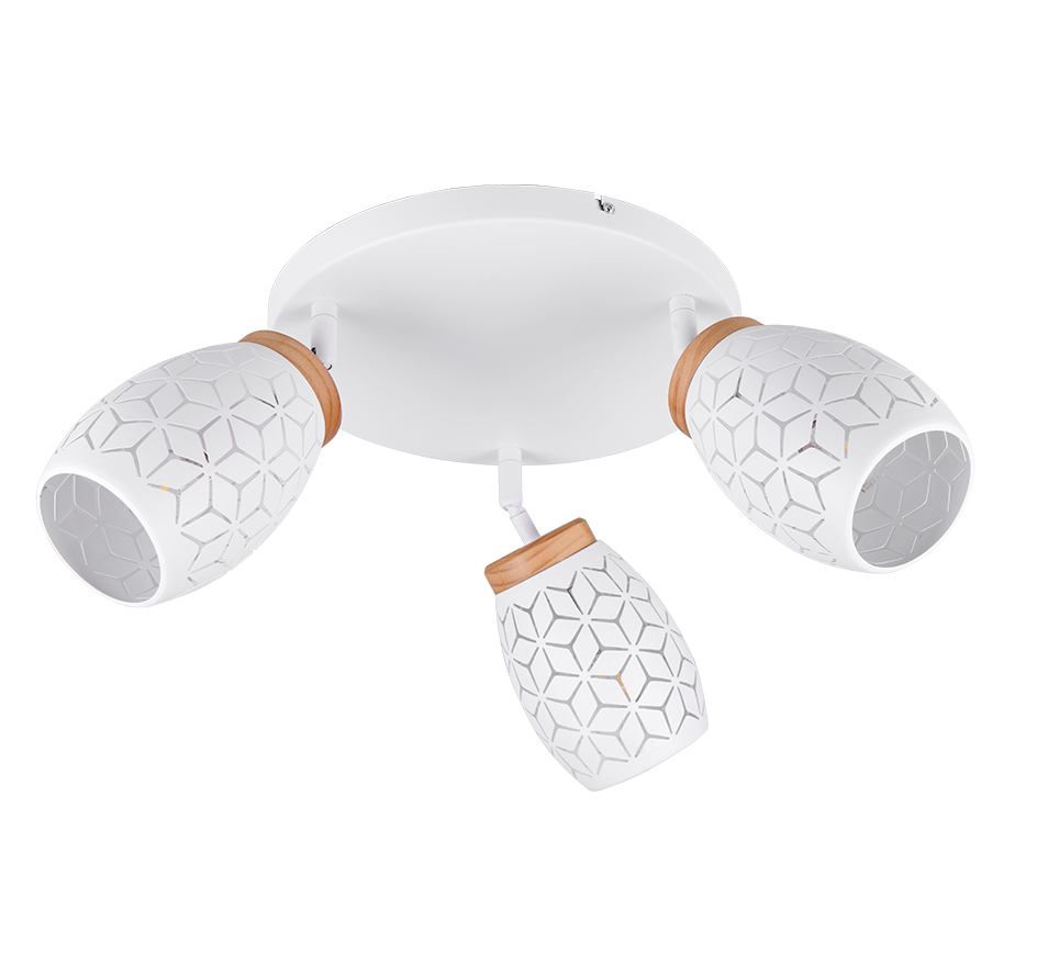 Plafondlamp Goollel Mat Wit Ø58 cm - Afbeelding 2