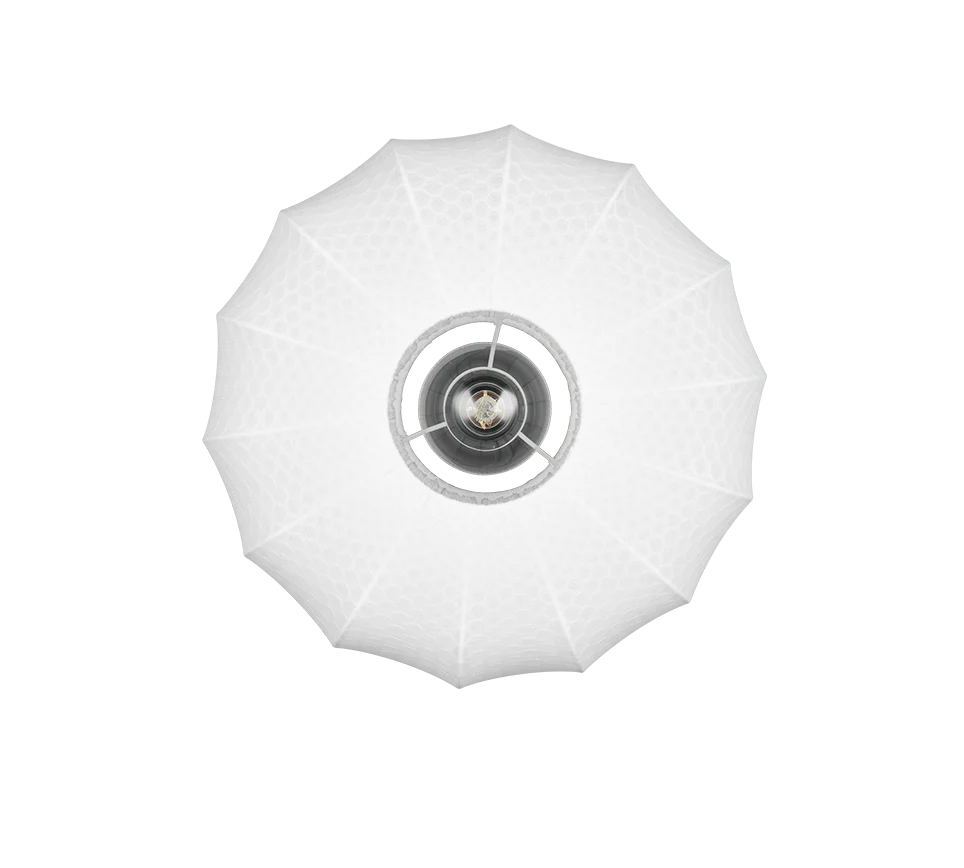 Plafondlamp Grisello Mat Zwart Ø40 cm - Afbeelding 4