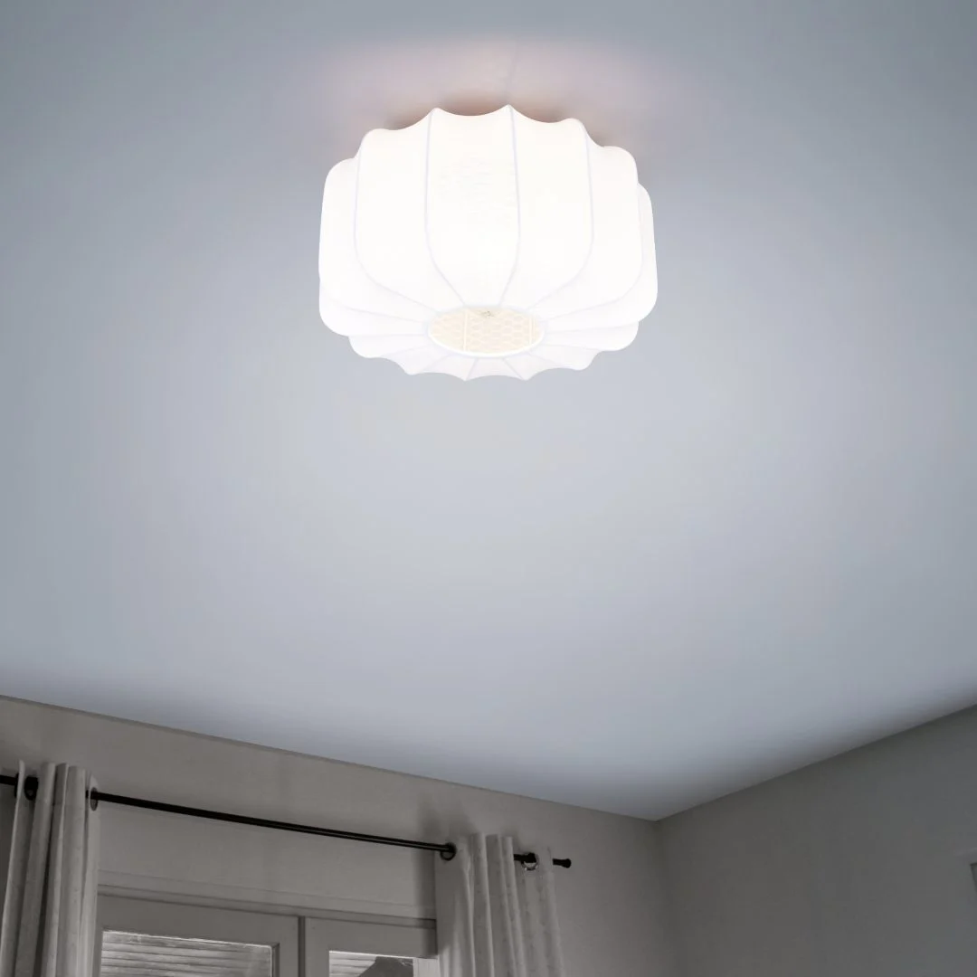 Plafondlamp Grisello Mat Zwart Ø40 cm - Afbeelding 5