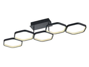 Plafondlamp Daavel Antraciet