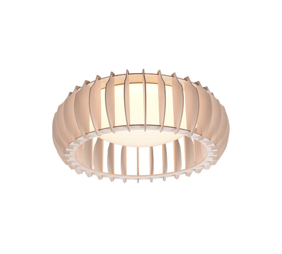 Plafondlamp Netura Wit Ø40 cm