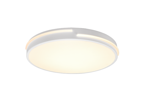 Plafondlamp Cemano mat wit Ø40 cm met geïntegreerde LED en dimbare, instelbare lichtkleur