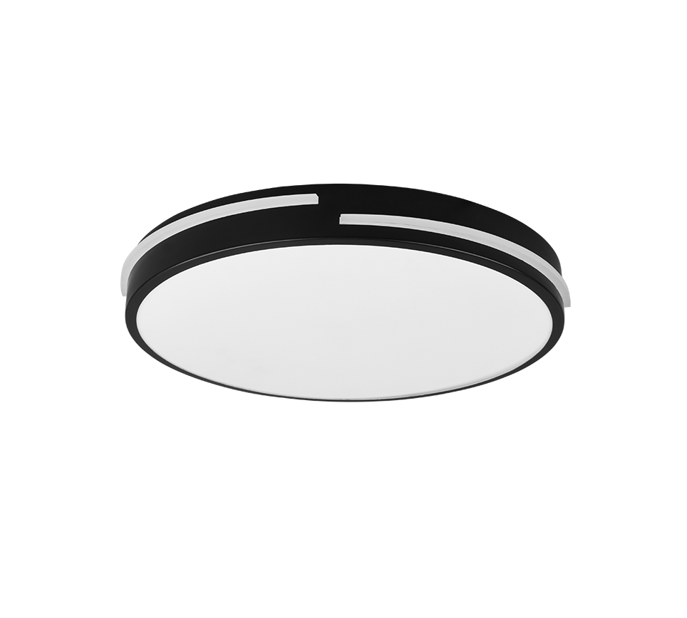Plafondlamp Velp Mat Zwart Ø40 cm - Afbeelding 3