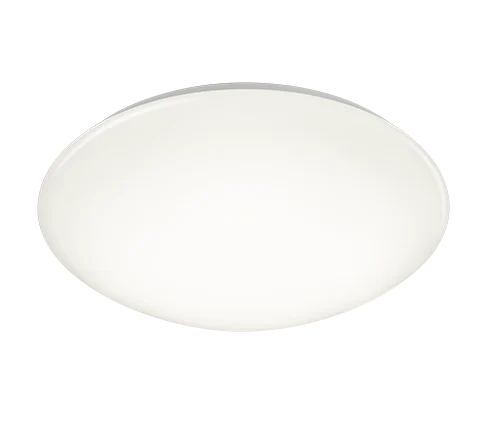 Plafondlamp Staastino Wit Ø37 cm met strak rond design en geïntegreerde LED voor warm, functioneel licht