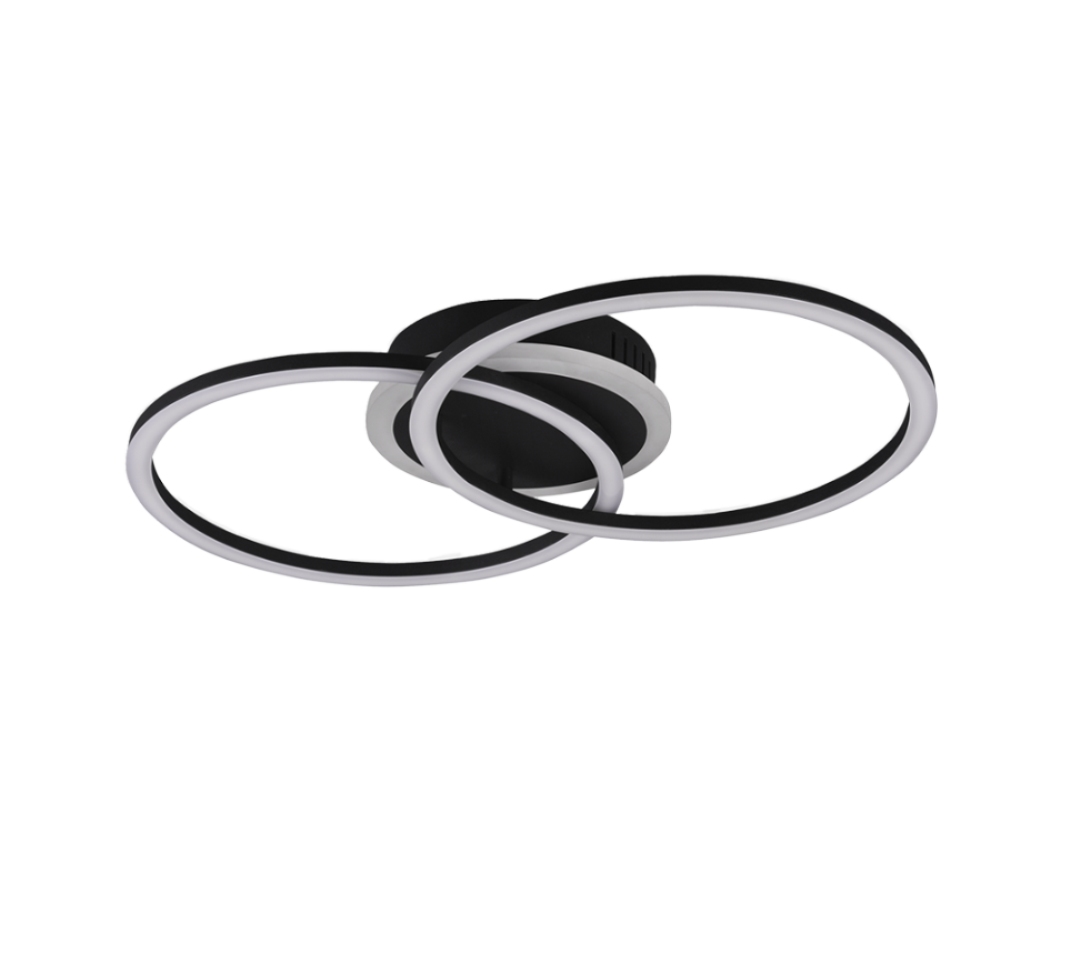 Plafondlamp Slidek Mat Zwart - Afbeelding 2