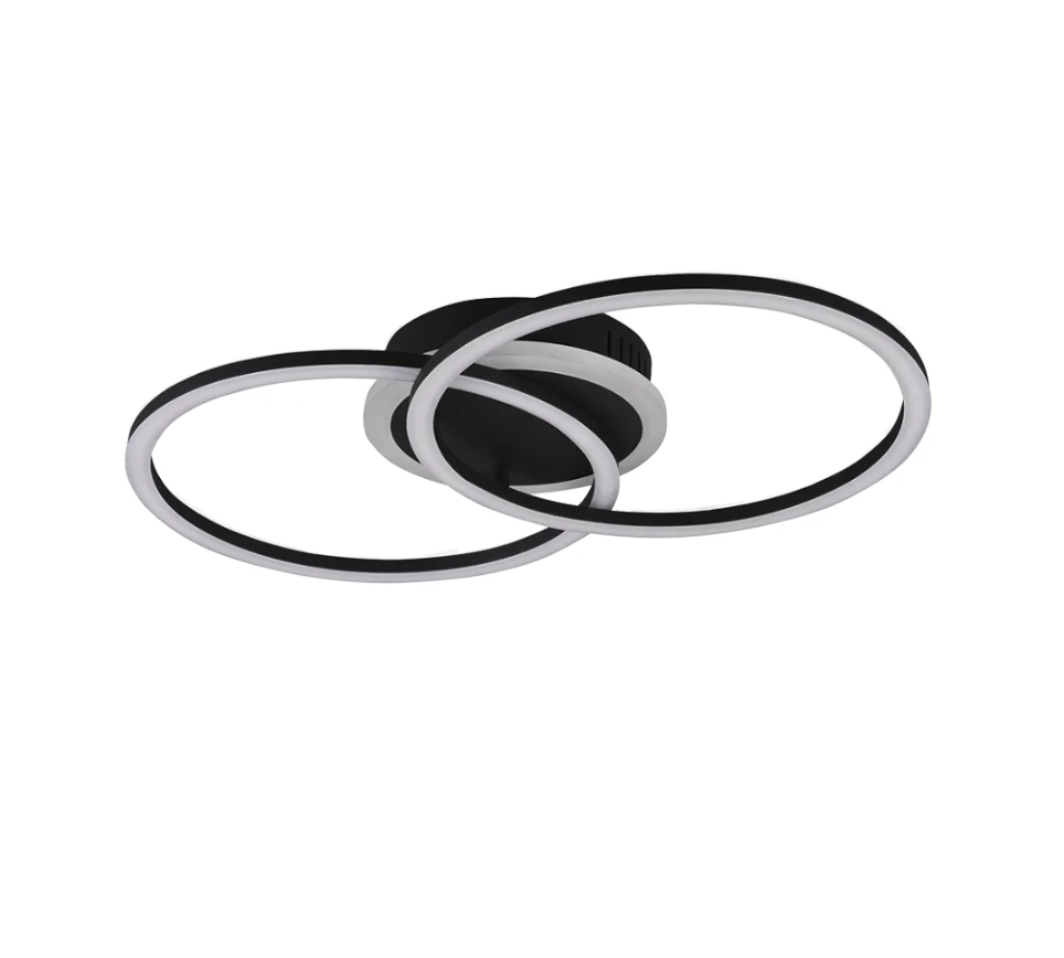 Plafondlamp Slidek Mat Zwart - Afbeelding 2