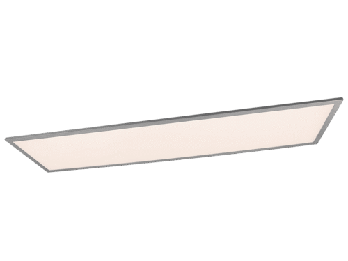 Plafondlamp Teeldora Wit met slank titaan metalen frame en geïntegreerde LED, modern en strak