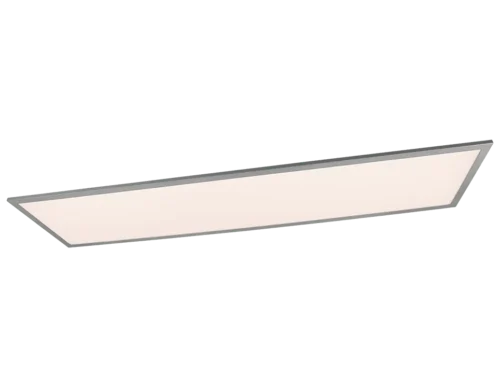 Plafondlamp Teeldora Wit met slank titaan metalen frame en geïntegreerde LED, modern en strak