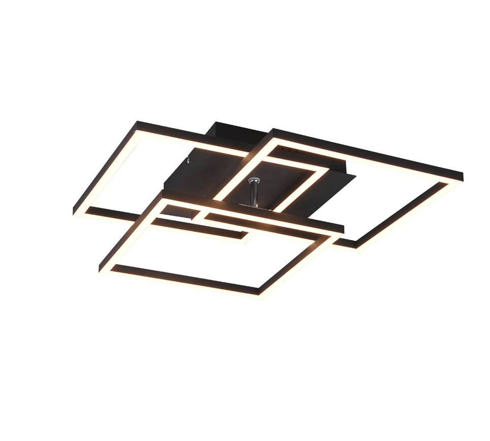 Plafondlamp Mostang Mat Zwart